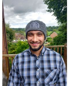 Beanie Hat with Settle & Carlisle Railway Logo - Grey