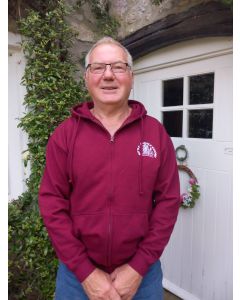 Maroon Hoodie with S & C R Logo 
