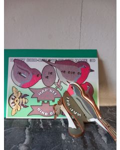 Pop Up "Happee Birdday" card - Size A6