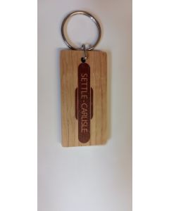 Key Ring - Solid Oak with Settle - Carlisle Totem Style