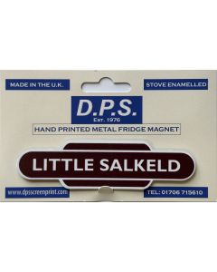 Metal Totem-Style Station Signs: closed stations - Little Salkeld