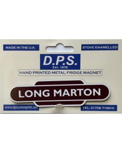 Metal Totem-Style Station Signs: closed stations - Long Marton