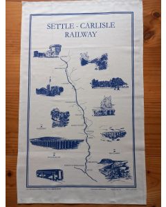 Settle-Carlisle Railway Single Tea Towel