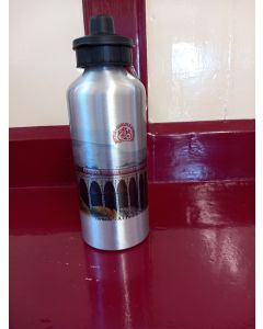 Metal Water Bottle - Silver, 600ml