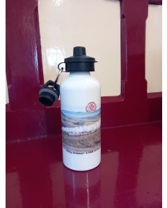Metal Water Bottle - White, 600ml